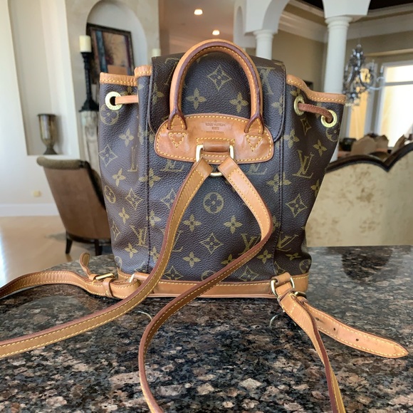 Montsourris Monogram Mini Backpack - Picture 3 of 17